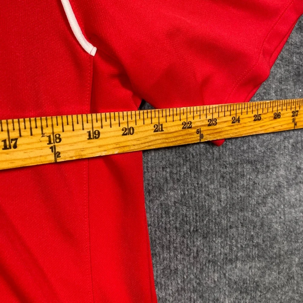 Nike Dri-FIT Red Soccer Polo Shirt Mens Hungton Falls Soccer 476281 ‎ Large